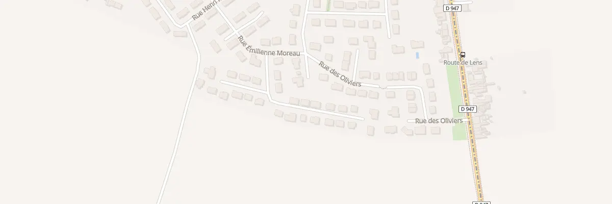 Plan du 14 Rue Émilienne Moreau à Haisnes