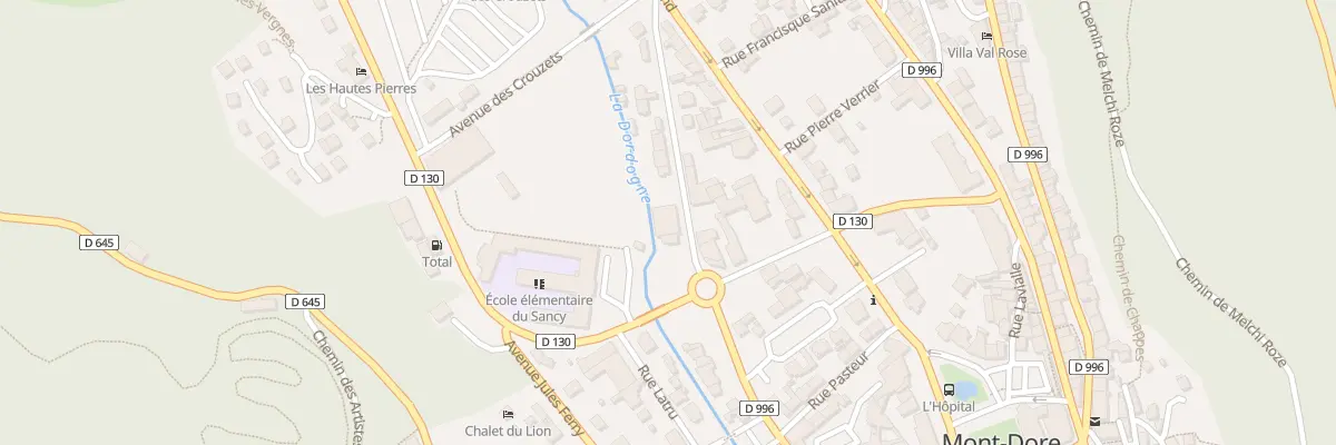 Plan du 3 Rue du Doc Francois Claude à Mont-Dore