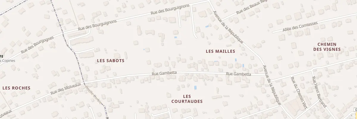 Plan du 36 Rue Gambetta à Esbly