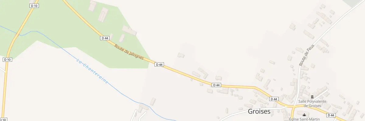 Plan du 26 Rte de Jalognes à Groises