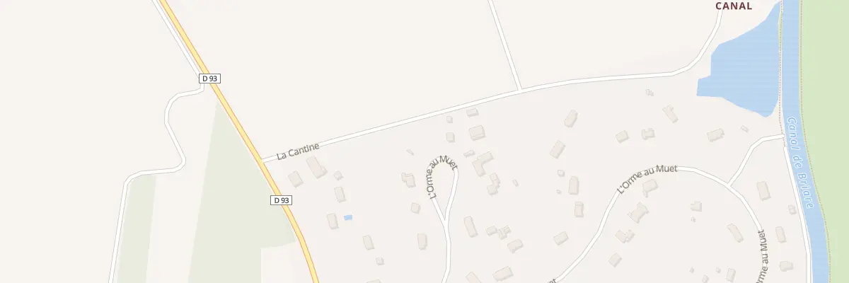 Plan du 5465 L’Orme au Muet à Montcresson