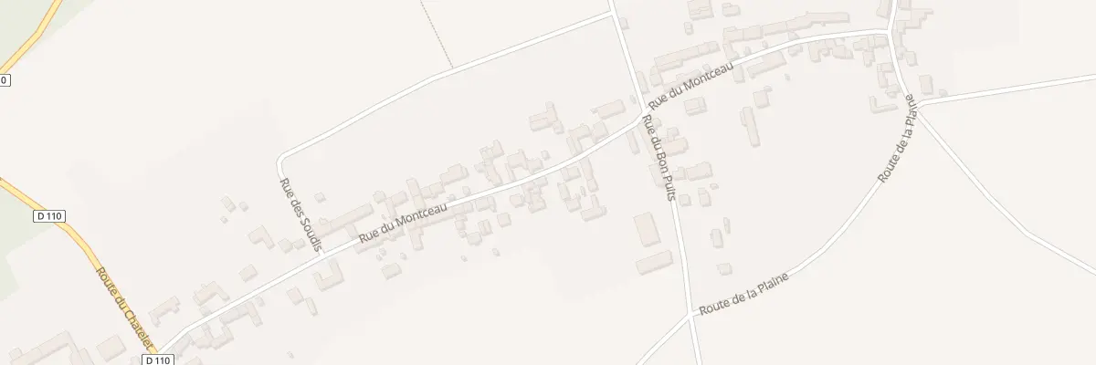 Plan du 40B Rue du Montceau à Féricy