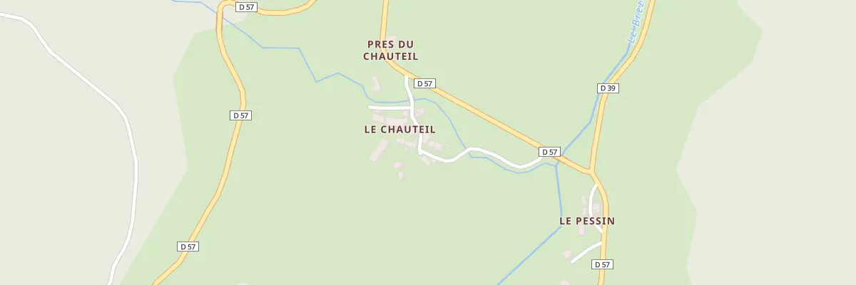 Plan du 37 Le Chauteil à Brezons