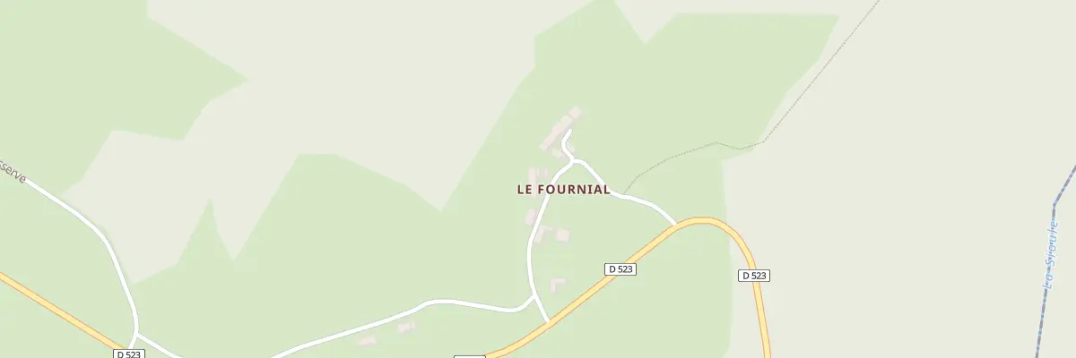 Plan du 5087 Le Fournial à Sauret-Besserve