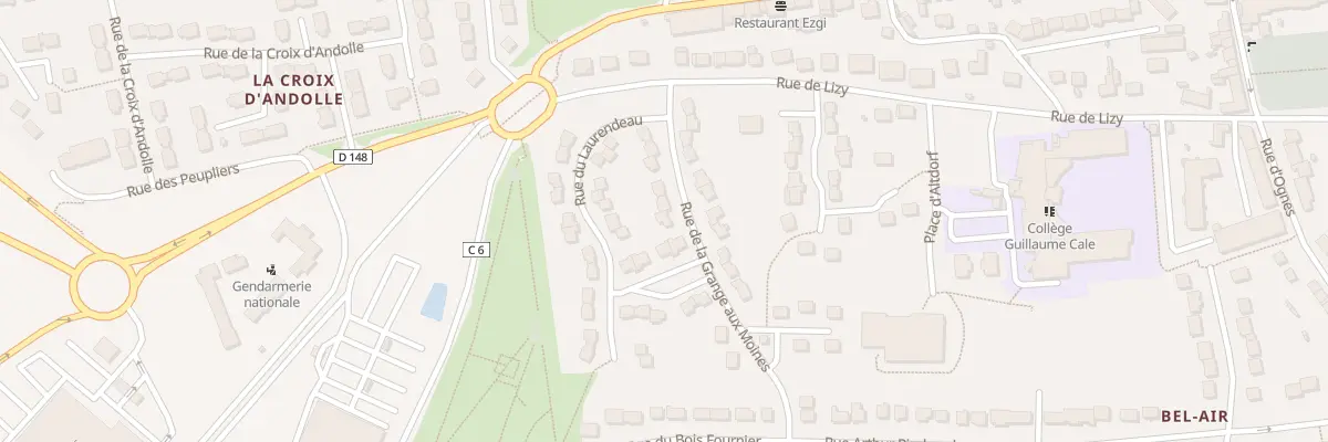 Plan du 12 Rue de la Grange aux Moines à Nanteuil-le-Haudouin