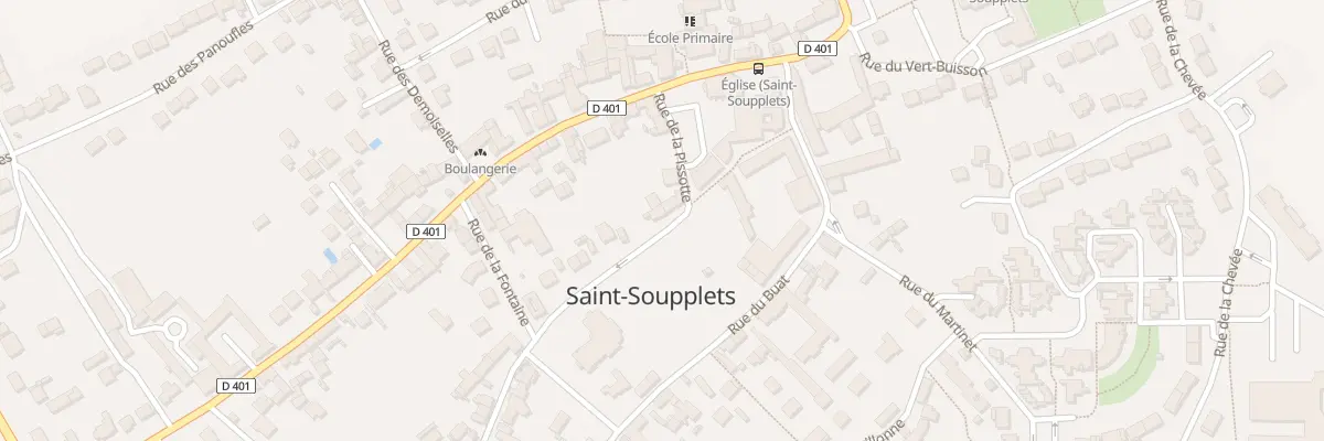 Plan du 4 Rue du Bourget à Saint-Soupplets