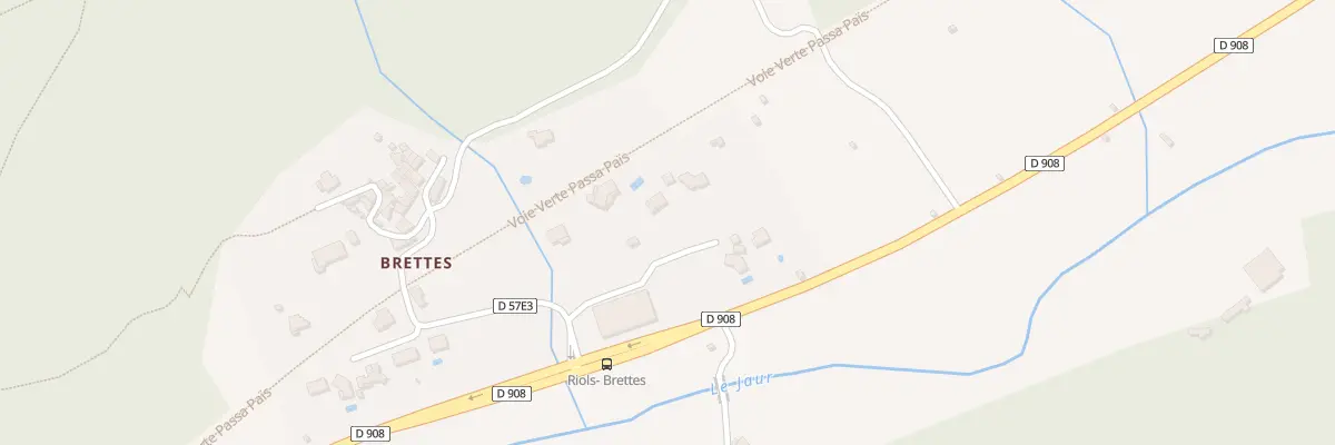 Plan du 5659F Brettes à Riols