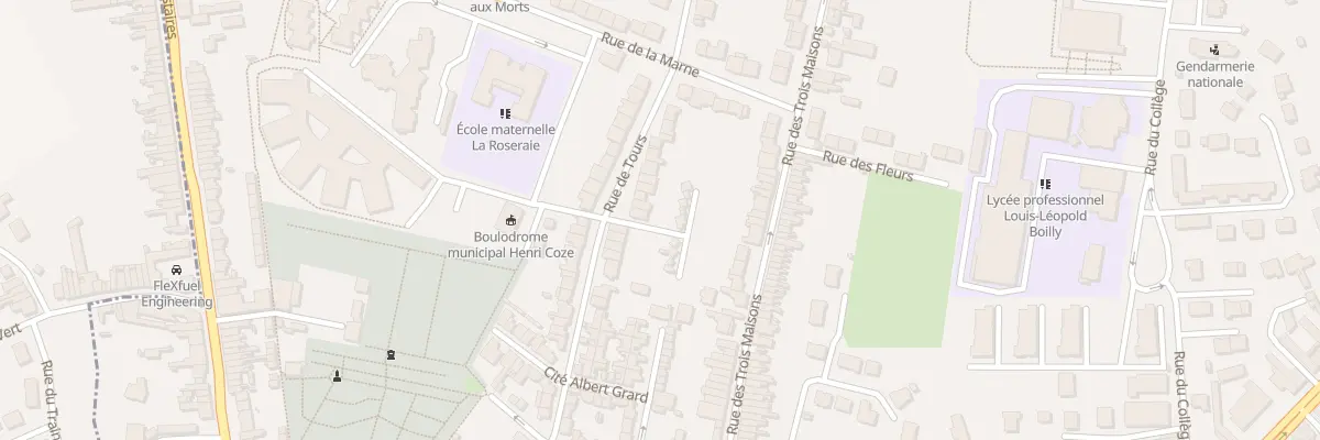 Plan du 32 Rue de Tours à La Bassée