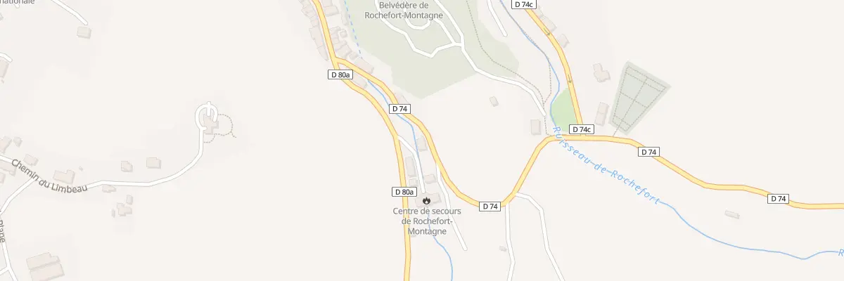 Plan du 5092 Rue de la Croix de la Mission à Rochefort-Montagne