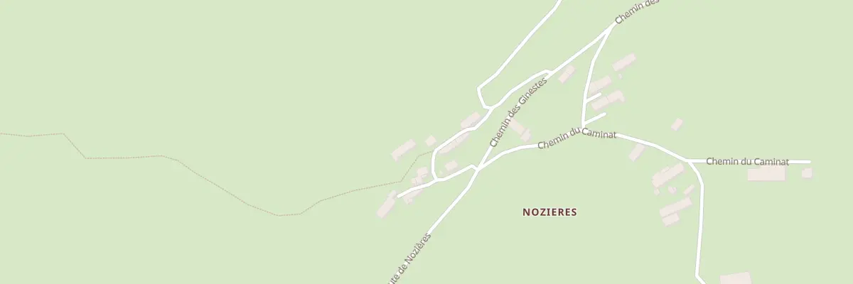 Plan du 5158 Nozieres à Dienne