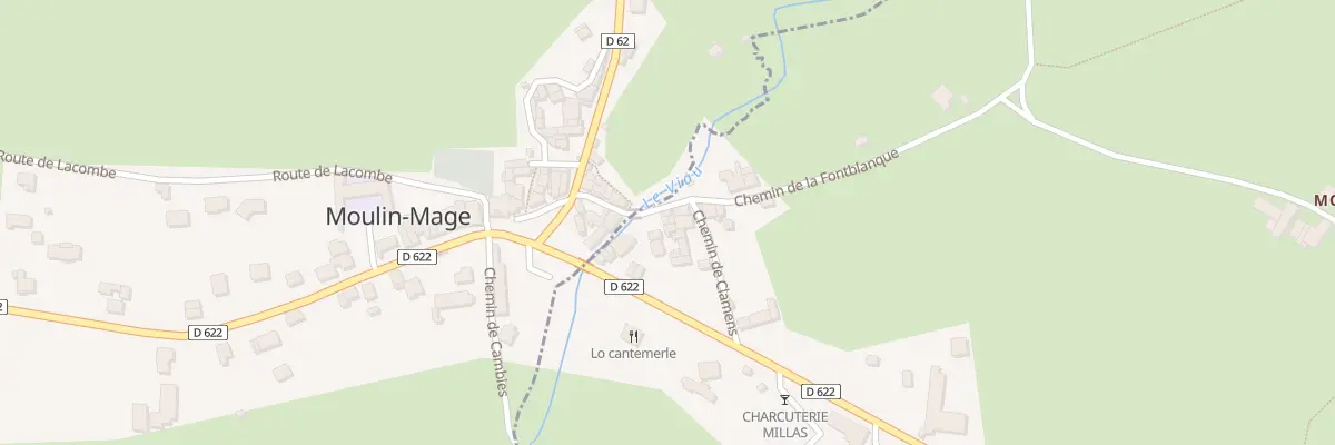 Plan du 5359 Moulin Mage à Murat-sur-Vèbre