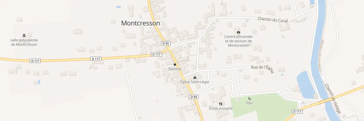 Plan du 9 Rue de Verdun à Montcresson