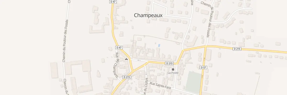 Plan du 6 Pl du Marche à Champeaux