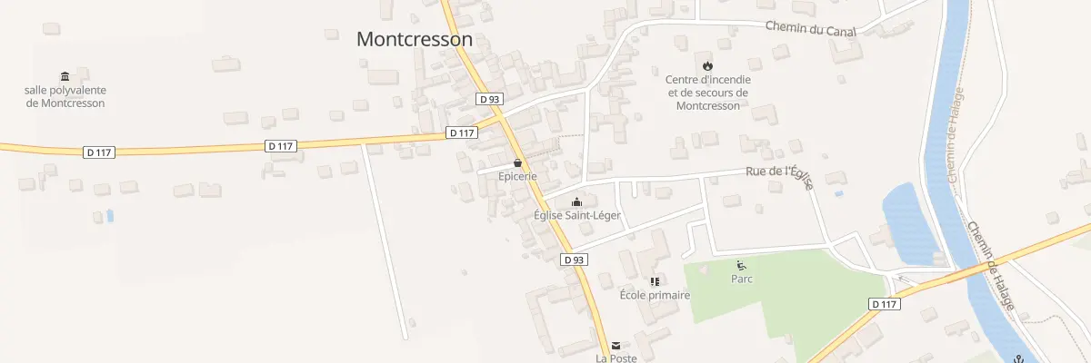 Plan du 5340 Le Bourg à Montcresson