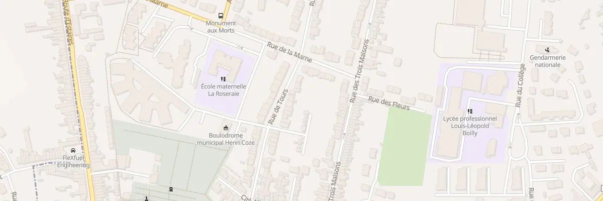 Plan du 44 Rue de Tours à La Bassée