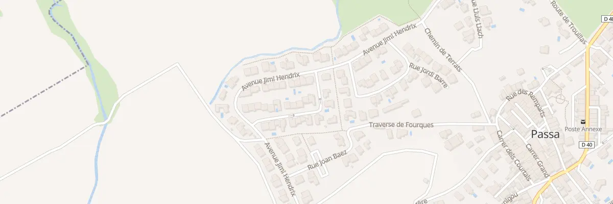 Plan du 3 Rue Pascal Comelade à Passa
