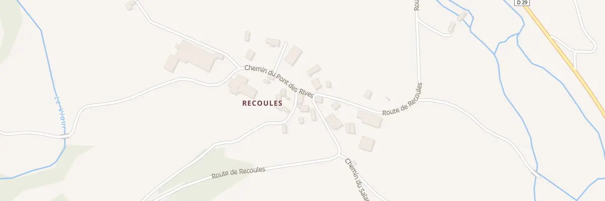 Plan du 5093 Recoules à Arques