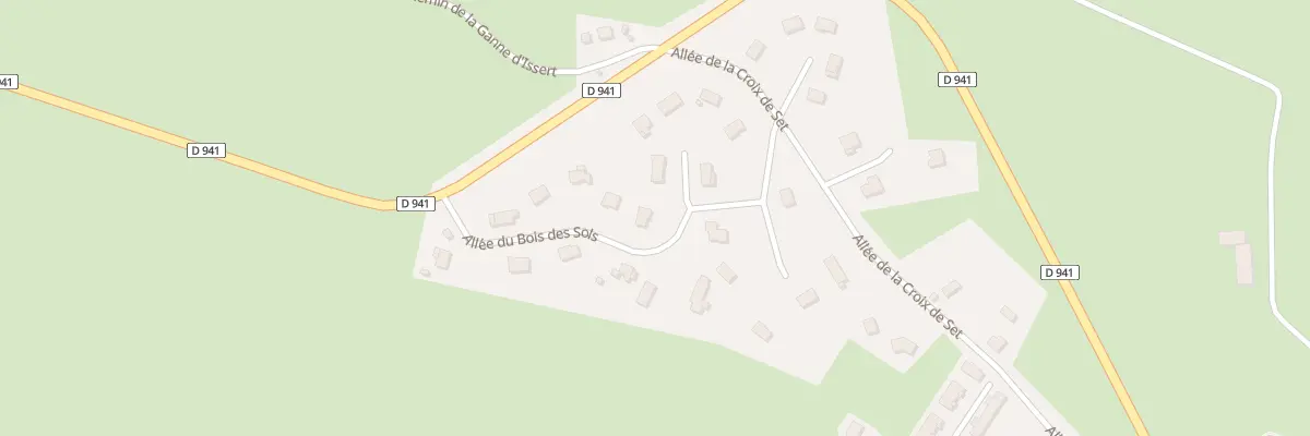 Plan du 4 All du Bois des Sols à Bromont-Lamothe