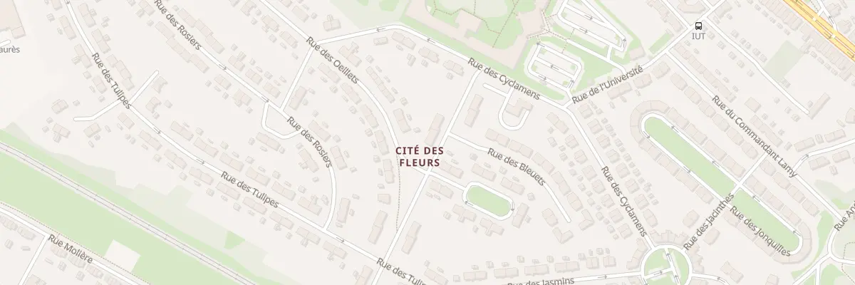 Plan du 8 Av des Lilas à Lens