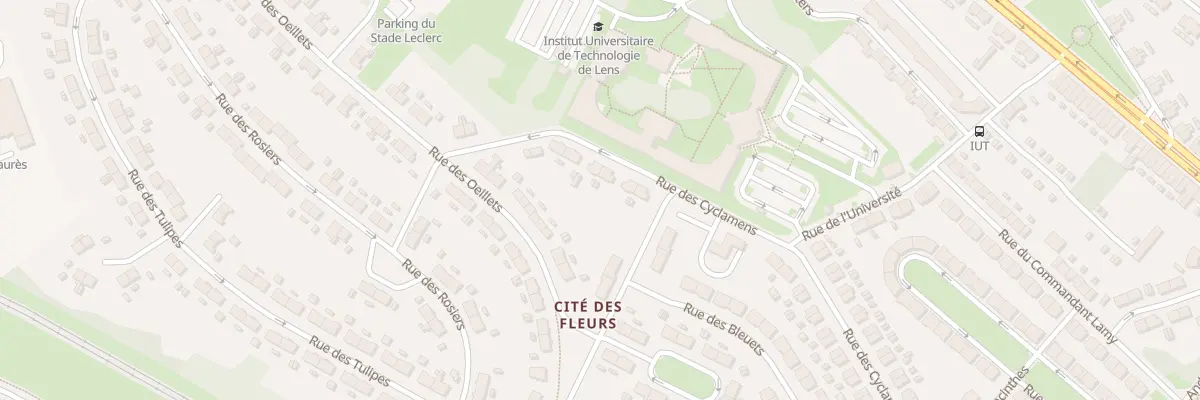 Plan du 45 Rue des Cyclamens à Lens