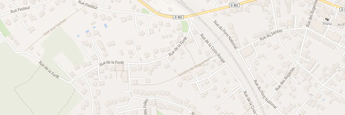 Plan du 10 Rue de la Foret Moret à Moret-Loing-et-Orvanne