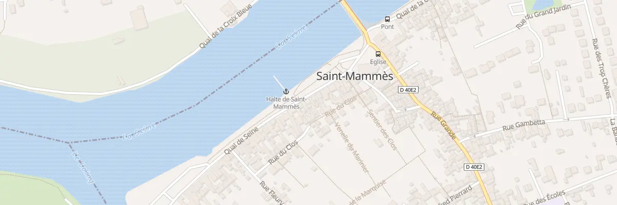 Plan du 12 Quai de Seine à Saint-Mammès