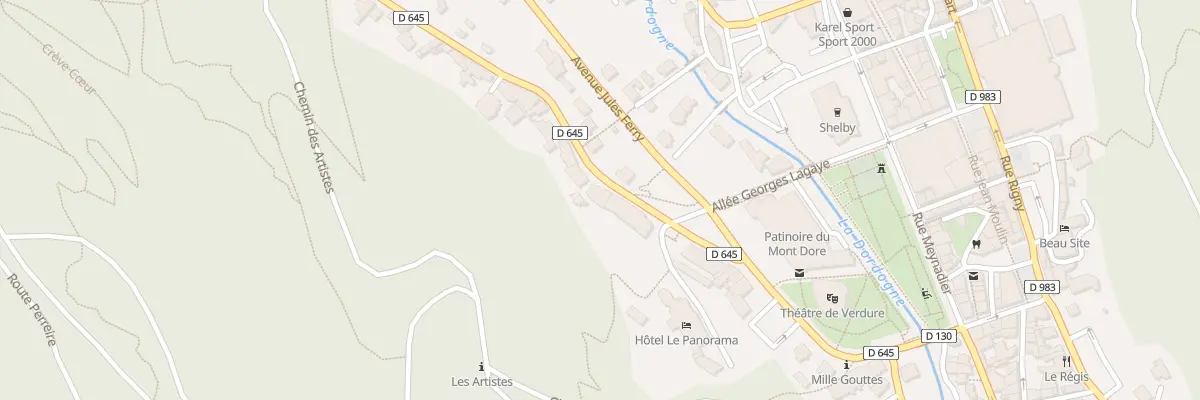 Plan du 35 Av de la Libération à Mont-Dore