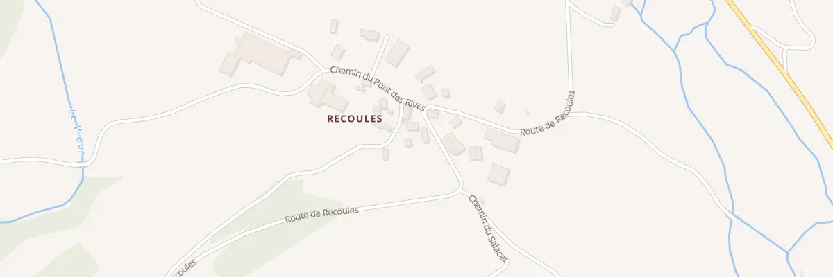 Plan du 5045 Recoules à Arques