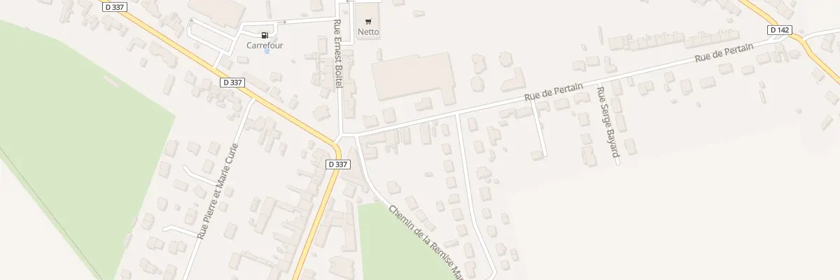 Plan du 3 Rue de Pertain à Chaulnes