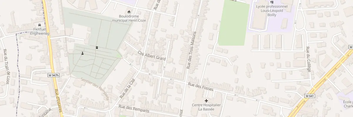 Plan du 5 Rue des Trois Maisons à La Bassée