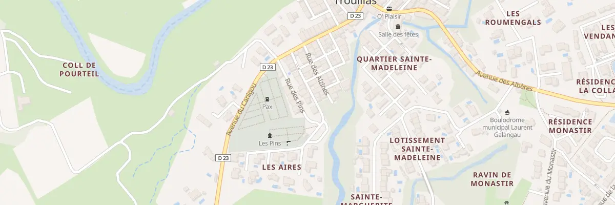 Plan du 7 Rue des Aubépines à Trouillas