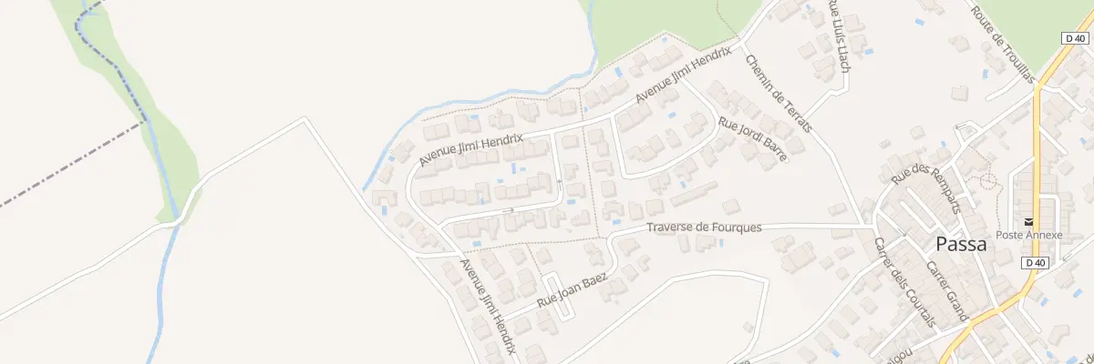 Plan du 1 Rue Pascal Comelade à Passa