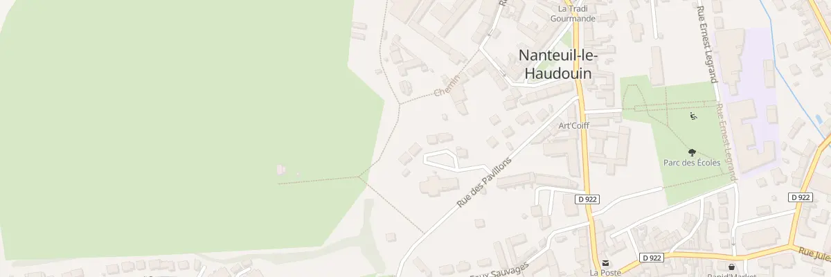 Plan du 8 Rue de l’Ancien Chateau à Nanteuil-le-Haudouin