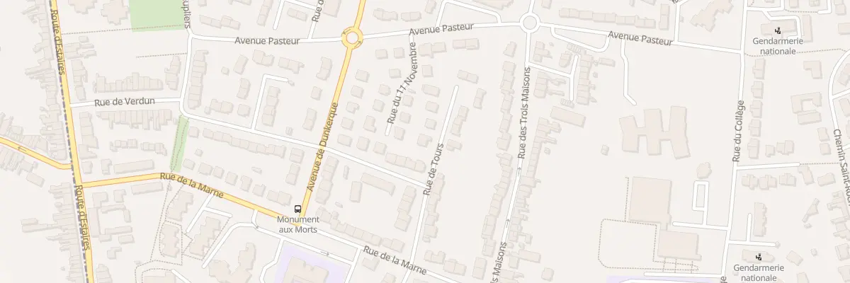Plan du 59 Rue de Tours à La Bassée