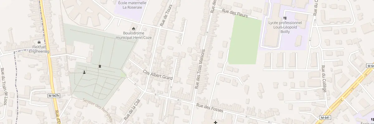 Plan du 21 Rue des Trois Maisons à La Bassée