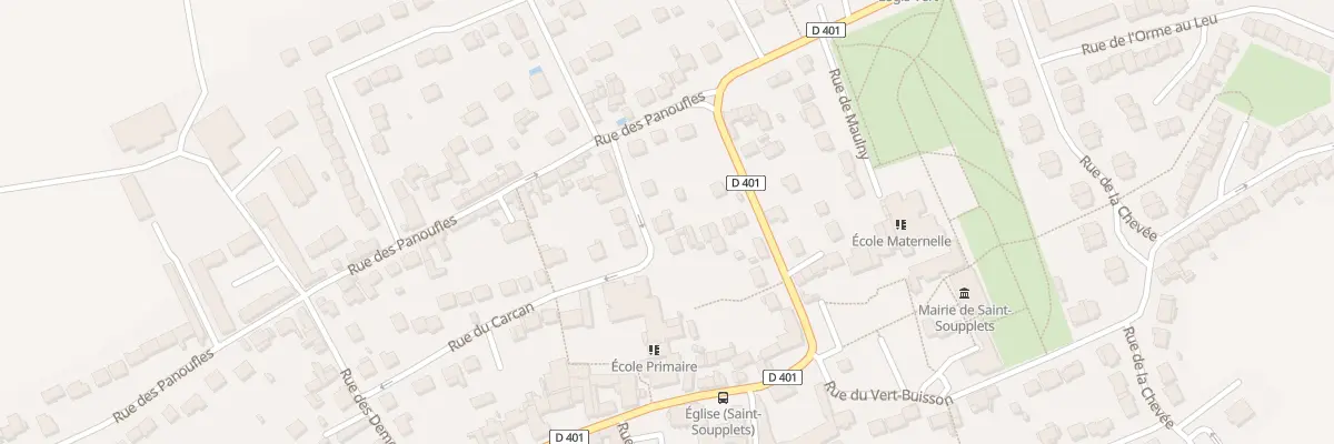 Plan du 3 Rue du Carcan à Longperrier