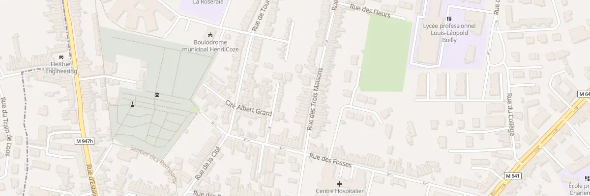 Plan du 15 Rue des Trois Maisons à La Bassée