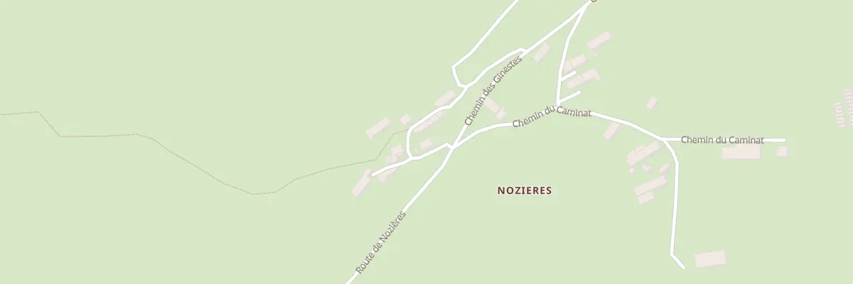 Plan du 5160 Nozieres à Dienne