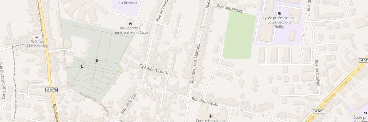Plan du 17 Rue des Trois Maisons à La Bassée