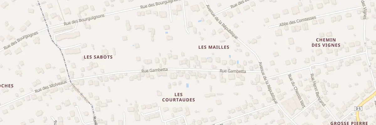 Plan du 28 Rue Gambetta à Esbly
