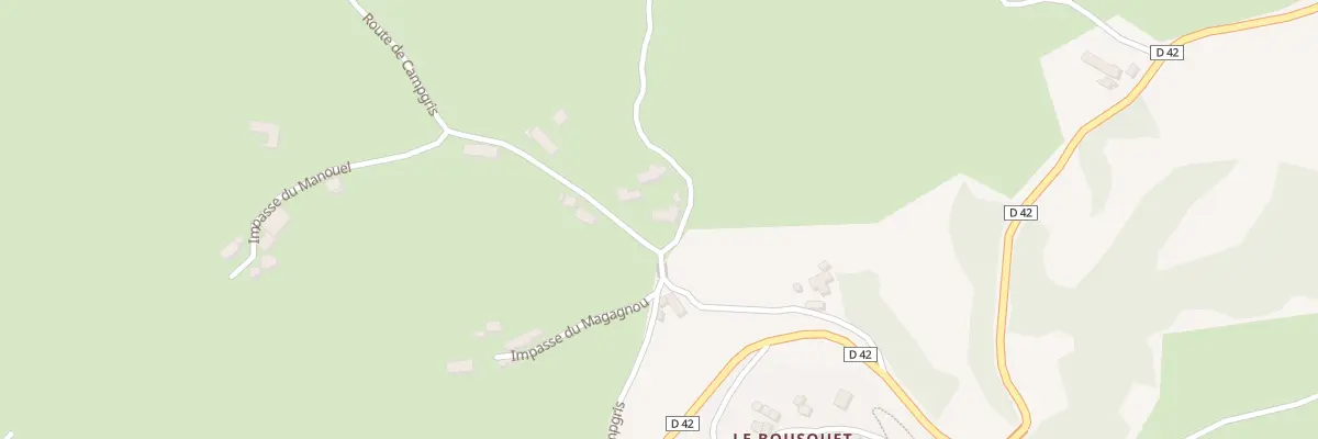 Plan du 5281 Le Bousquet à Montpeyroux