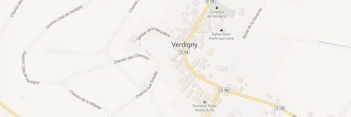 Plan du 58 Rue Saint Vincent à Verdigny