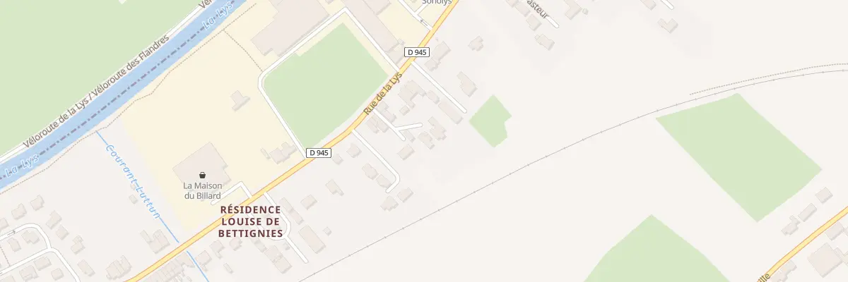Plan du 3916 Rue de la Lys à Sailly-sur-la-Lys