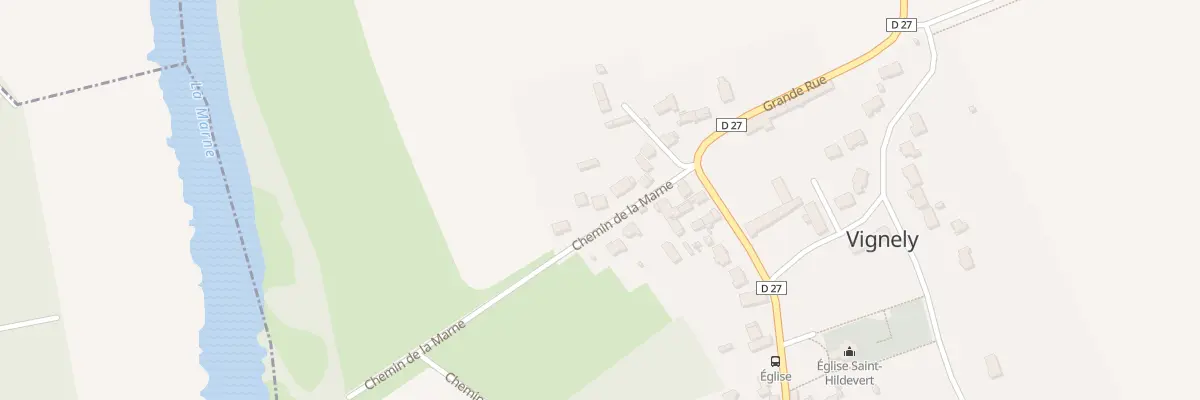 Plan du 6 Che de la Marne à Vignely