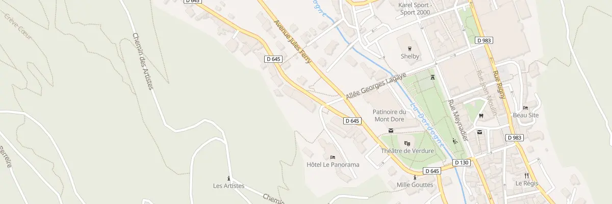 Plan du 33 Av de la Libération à Mont-Dore