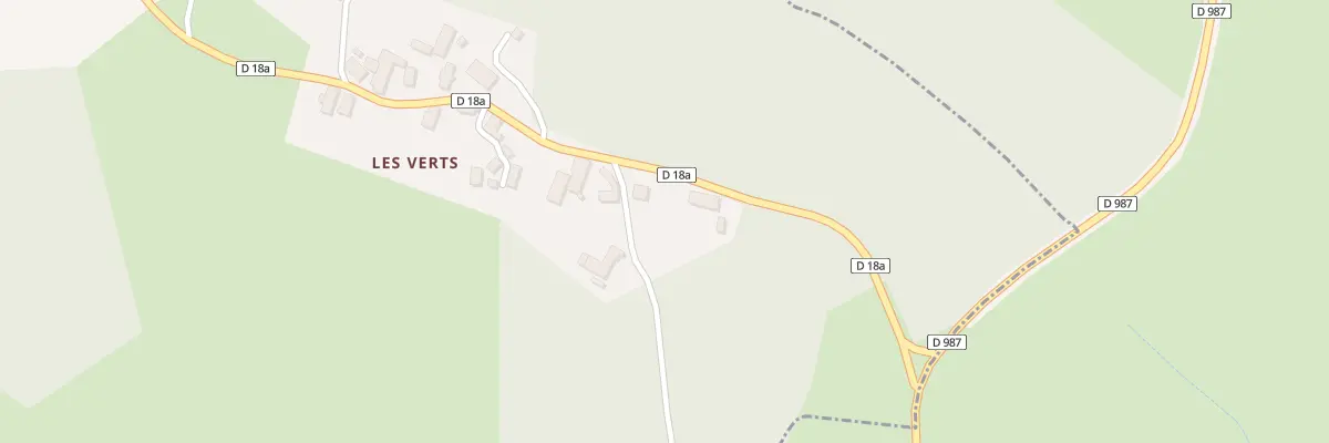 Plan du 5230 Les Verts à Gouttières