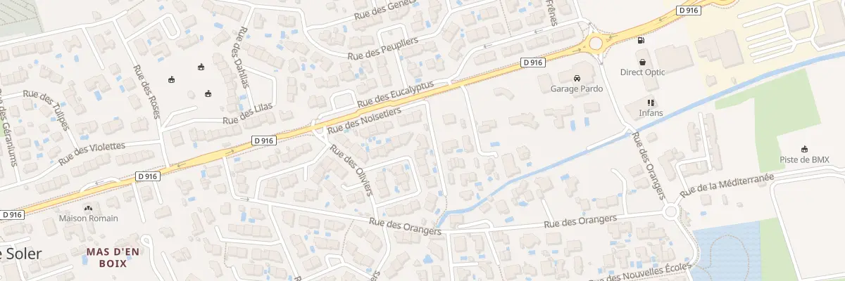 Plan du 11B Rue des Micocouliers au Soler