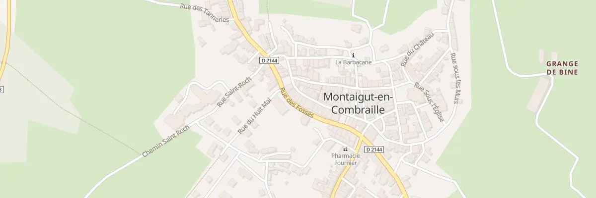 Plan du 17 Rue des Fossés à Montaigut-en-Combraille