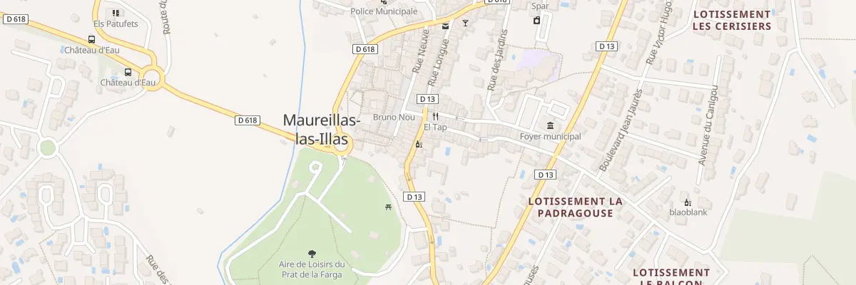 Plan du 9 Rue Sainte Madeleine à Maureillas-las-Illas