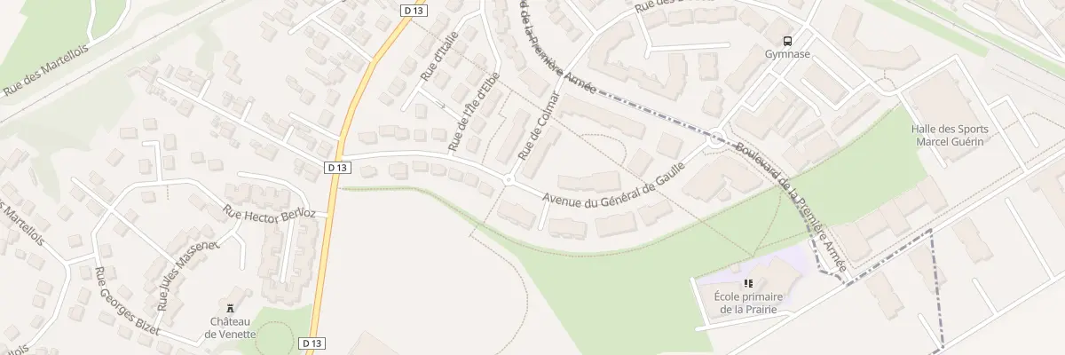 Plan du 16 Rue de Colmar à Venette